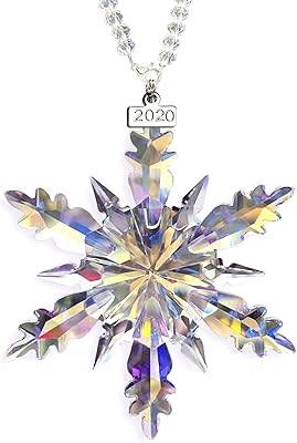 Xianganban 2020 edition, crystal angel, snowflake pattern, car accessories, Christmas pendant (2020 - Multicolor).. Nigeria's favorite online shopping platform, DIAYTAR offers unbeatable prices and delivery within a week.