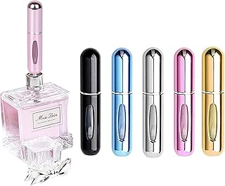 Package of 5 mini vocons empty -loving laptops of 5 ml with a charging pump cap for travel and the outside, multicolored, multicolored, multicolored.. From daily needs to rare finds, DIAYTAR Nigeria brings it to your door.