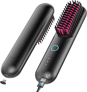 Timo Mini Porta Smooth hair brush Wireless Portable comb with loading.. DIAYTAR NIGERIA transforms dreams into deliveries with our affordable prices and 5-8 day shipping.