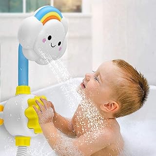 Delfino bath toys for young children, children's bath toy, water jet bath toy, magnificent rainbow shower toy, cloud-shaped bath tap for young children.. Whether you're in Lagos, Abuja, or anywhere in between, DIAYTAR Nigeria ensures your online shopping experience is smooth, affordable, and fast.