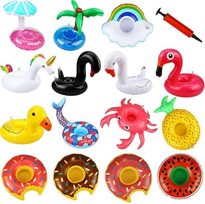 Momo Bear Lot of 16 floating cup holders for summer swimming pool for children and swimming enthusiasts.. Great products, lower prices, fast delivery — DIAYTAR Nigeria has it all.