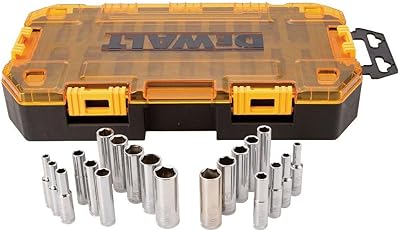 Dewalt deep socket game, 20 pieces, 1/4 "metric drive (DWMT73811).. DIAYTAR NIGERIA brings the marketplace home to you with affordable prices and delivery in 5-8 days.