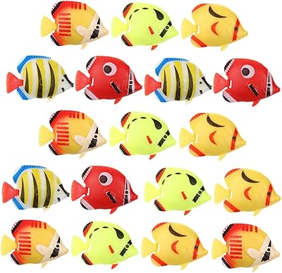 18 pieces JL Stuy Artificial Aquarium Aquarium toy Artificial Aquarium Decoration for Aquarium Fish Plastic Plastic Fish Simulation Tropical Fish Aquarium.. DIAYTAR NIGERIA: Your affordable gateway to thousands of products delivered promptly nationwide.