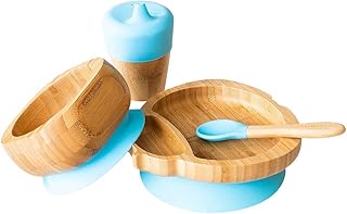 Eco Rascals gift box 7 pieces in natural bamboo, Lady Bird suction cup plate, food bowl, spoon and cup, straws with removable suction cup, blue, 793591755816.. Experience shopping without compromise at DIAYTAR NIGERIA, with vast selection and quick delivery.