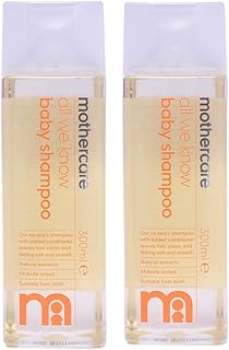 Mothercare All We Know baby shampoo (300 ml), 2 pieces.. DIAYTAR NIGERIA: Your trusted e-commerce partner with extensive product choices and affordable delivery.