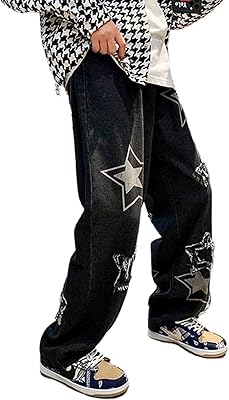 Jean y2k fantasy gears for men, free gothic pants straight hap hip hop style.. Experience retail convenience with DIAYTAR NIGERIA's comprehensive platform and 5-8 day nationwide shipping.