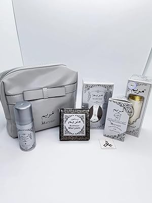 Maryam gift box - body lotion with arab oud scent [gifts].. With DIAYTAR Nigeria, your wishlist becomes reality, fast.