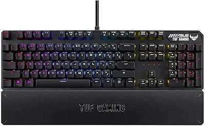 Mechanical keyboard Asus RA05 TUV GAMING K3 in English and Arabic.. DIAYTAR NIGERIA promises affordability and variety with every purchase, delivered in 5-8 days.