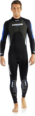 Neoprene Cressi Bathroom 3 mm for men, black/light blue/white.. DIAYTAR NIGERIA brings the market to your fingertips with affordable prices and swift delivery services.