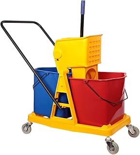 Moonlight double bucket vadrouille with juice and cart - multicolored, (46 liters).. Your comprehensive marketplace awaits at DIAYTAR NIGERIA with affordable prices and reliable delivery times.
