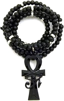Ankle necklace fashion 21 Egyptian hero eyes 6 mm 30 "Jet black pearl chain, metal.. Your digital marketplace solution, DIAYTAR NIGERIA delivers quality and value within the week.