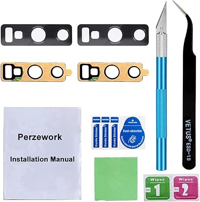 Perzework 2pcs Kit of original rear camera lens for Samsung.. From big brands to everyday basics — DIAYTAR Nigeria has you covered.