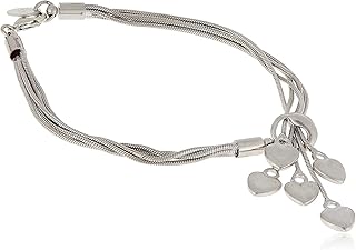 Sterling 925 silver silver chain bracelet with heart -shaped jewelry, fine jewelry bracelet and pearl necklace, hypoallergenic necklace.. Experience satisfaction guaranteed with DIAYTAR NIGERIA's comprehensive platform and quick delivery.