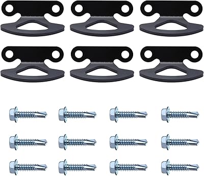 6 attachment hooks with kneading screws 1 4 "for Ford Nissan Frontier.. Shop easy, pay less, get it fast — with DIAYTAR Nigeria.