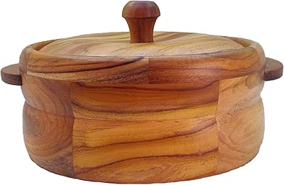 Shopium Wood Chapati Roti Paratha Roti ceramic bread box.. Shop smart with DIAYTAR NIGERIA, offering a vast product range delivered to your doorstep within a week.