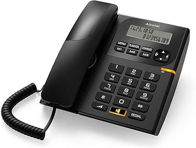 Alcatel T-58 wired fixed phone with caller identification and design speaker.. Shop without limits at DIAYTAR NIGERIA and receive your purchases at budget prices within the week.
