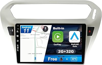Bxliyer Android 10 DIN DIN AUTORIDIO For Peugeot 301 (2013-2016) Main unit - 2G+32G - CANBUS free reversing camera - 9 inch - WIFI WIFI support Google Carplay Android Auto.. DIAYTAR NIGERIA: Making quality accessible to all Nigerians with affordable prices and quick delivery.