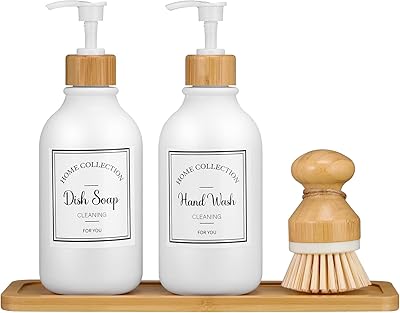 4 -room 4 -room kitchen soap distributor set with bamboo pump tray.. Discover the perfect balance of selection and value with DIAYTAR NIGERIA's nationwide delivery service.