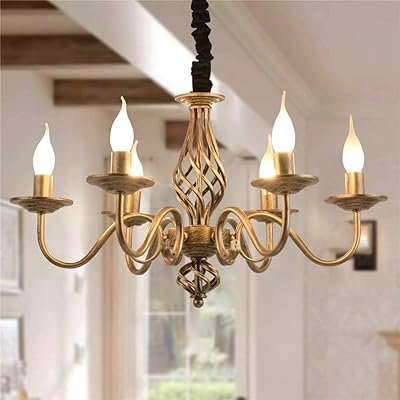 Rustic janeed bronze chandelier with 6 vintage wrought iron hanging lights for bedroom bedroom.. DIAYTAR NIGERIA delivers what matters - quality, affordability, and prompt nationwide shipping.