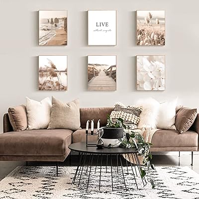 Kansap Lot of 6 Nature Wall Decorations for Home Decoration of the Salon.. Shop with confidence at DIAYTAR NIGERIA, enjoying competitive prices and delivery within 8 days.