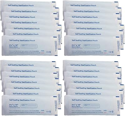 STERIALIZATION BAGS Self-speculating Expert 200 Pieces Autoclave Bags for Cleaning Tools (White and Blue).. DIAYTAR NIGERIA makes online shopping accessible to all with budget-friendly prices and reliable delivery.