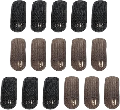 Helvety 16 Pieces thickening foam hair pliers with lining and bun, hair clips, hair pins, hair accessories, hairstyle tools, black coffee.. Why wait? Get your order in 5–8 days with DIAYTAR Nigeria.