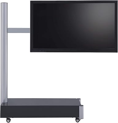 Symphony pro Man TV cabinet, silver/black.. Need it fast? DIAYTAR Nigeria ships in just 5 to 8 days nationwide.
