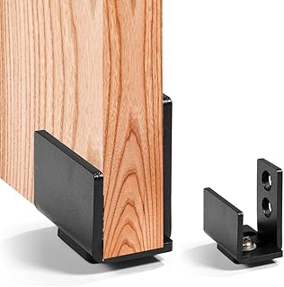 Quincaillerie kit for carbon -steel sliding barn door, flat door rail system with screws.. From tech to toiletries, DIAYTAR Nigeria delivers without delay.