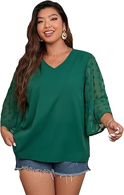 Georglitter casual shirt large size for women in contrasting colored mesh.. Affordable luxury and fast service — only on DIAYTAR Nigeria.