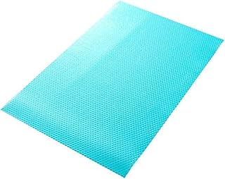 4 pieces of EVA refrigerator carpets, rectangular, anti-alive, impermeable, resistant to bacteria, humidity and mold, blue color.. DIAYTAR NIGERIA redefines convenience with our vast product selection and swift nationwide delivery.