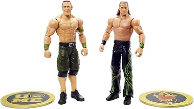 Wwe shawn michaels et john cena championship show gvj26, lot de 2, multicolore, 6,7" x 1,57" x 3,15".. Shop for everything you need at DIAYTAR NIGERIA, with budget-friendly prices and quick delivery.