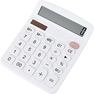 Office calculator Honbolo Basic Calculator with 12 figures for students for students, large scientific calculator LCD non -slip, tilted visualization of sensitive keys for the office and the school (white).. Experience retail convenience with DIAYTAR NIGERIA's comprehensive platform and 5-8 day nationwide shipping.