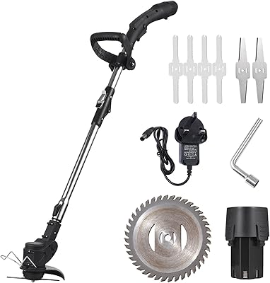 Labemoss wireless, 12 V wireless cut, light weeder with adjustable height, metal cutting blade for garden, terrace, shrubs, lawn mowing, lawn cut.. DIAYTAR NIGERIA promises affordability and variety with every purchase, delivered in 5-8 days.