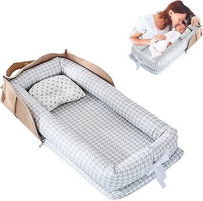 Baby Baby Baby Breathable 100 % Cotton, Comfortable sleeping bed for newborn, washable cover, uterus simulation bed, Bionic baby bed for bedroom (gray).. Why waste time in traffic when you can shop online at DIAYTAR Nigeria? Enjoy convenience, unbeatable prices, and prompt delivery anywhere in Nigeria.