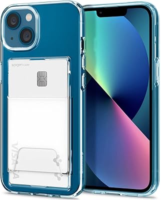 Spigen protective shell with double crystal slit designed for iPhone 13 - Crystal Clear.. Why shop anywhere else? DIAYTAR Nigeria has it all and delivers fast.