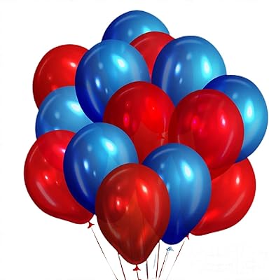 50pcs Highland Red Blue Metal Balls Blue Birthday Party Decorations Baby Shower - Baby Festival Decorations Balls on the Blue and Red Theme - Children's Decorations.. DIAYTAR NIGERIA stands as your affordable shopping ally with nationwide delivery in just 5-8 days.