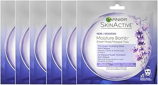 Garnier Skin Active Moisture Bomb fabric mask, 6 pieces.. DIAYTAR NIGERIA revolutionizes access to quality products with affordable prices and dependable shipping.