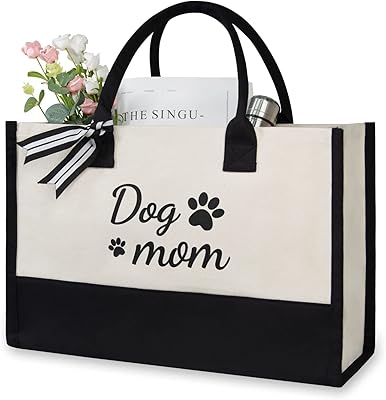 Canvas tote bag for woman Top Design for mom, personalized gift idea, black and white, 17 "x 11.8" x 7.8.. Wide range, low cost, fast delivery — that’s DIAYTAR Nigeria.