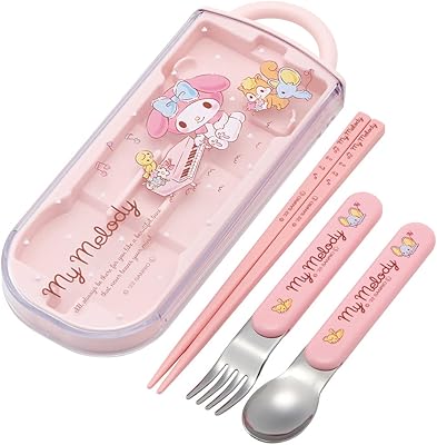 Set of My Melody cutlery - includes a fork, a spoon, baguettes and a transport bag - original Japanese design - durable and dishwasher - Music.. Discover the joy of choice with DIAYTAR NIGERIA's extensive selection and budget-friendly shipping.