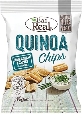 Eat real Flakes of Quinoa with sure cream and chives, 30 g (1 package).. Experience the DIAYTAR difference with our vast product selection and delivery within 5-8 days.