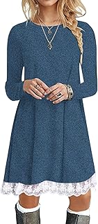 Ample summer dress with long sleeves and lace hem for women with pockets.. Discover the joy of choice with DIAYTAR NIGERIA's extensive selection and budget-friendly shipping.