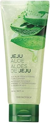 The Face Shop - Refreshing foaming cleaner with Jeju aloe vera (150 ml).. Shop without boundaries at DIAYTAR NIGERIA, offering affordable products with convenient delivery times.