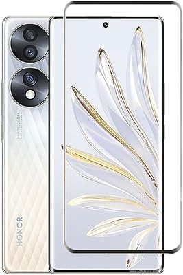 Fully adhesive screen protection 3D curved adhesive edge with tempered glass with fingerprint, anti-scratch compatible with hardness 9 hours for Honor 70.. DIAYTAR NIGERIA connects your desires with reality through our affordable e-commerce platform and quick delivery.