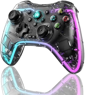 Wireless switch joystick compatible with Nintendo Switch/Switch Lite/Switch Oled, Turbo PRO controller, Awakening function and adjustable LED light.. DIAYTAR NIGERIA: Where shopping meets satisfaction with affordable prices and delivery within 8 days.