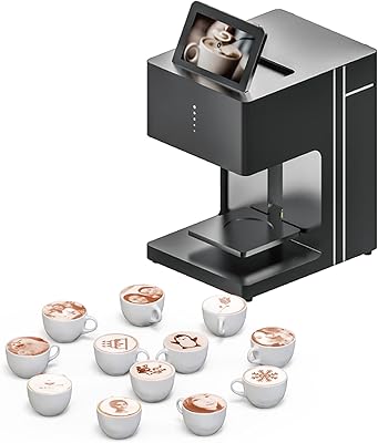 Coffee machine with safe milk for food, 3D digital art printer with wifi ink jet, touch screen, decoration machine adapted to dessert/milk/coffee/pastry tea.. Experience the ease of one-stop shopping with DIAYTAR NIGERIA's diverse catalog and nationwide delivery.