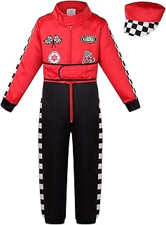 The Miouf children's racing car pilot costume, role -playing cosplay costume for Halloween.. DIAYTAR NIGERIA brings the market to your fingertips with affordable prices and swift delivery services.