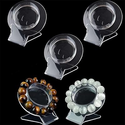 Bracelet display in transparent Lykdon acrylic, bracelet display, transparent acrylic support, transparent briax holder, support for jewelry organizer, 10 pieces.. Make every purchase count with DIAYTAR Nigeria — shop smart, shop fast.