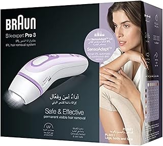 Braun Silk Expert Pro 3 PL3011 hair removal apparatus, the latest generation of permanent pulsed light hairless devices.. Experience satisfaction guaranteed with DIAYTAR NIGERIA's comprehensive platform and quick delivery.