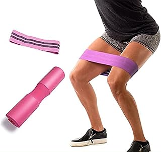 Set of weightlifting pads for squats, buttocks, pumps, halterophilia exercise cushion in neck lifting foam with 2 ankle straps, hip resistance strips, suitable for standard Olympic dumbbells.. Online shopping made simple and affordable — DIAYTAR Nigeria.