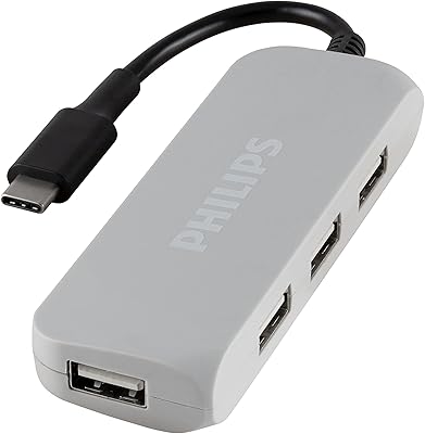 Philips USB C HUB HUB USB C 4 in 1, 4 USB 2.0 ports, Data transfer up to 480 MBPS, USB Type C to USB 2.0, for MacBook Pro Air, XPS, Laptop, DLK9320C/27.. DIAYTAR NIGERIA: Your affordable gateway to thousands of products delivered within a week.